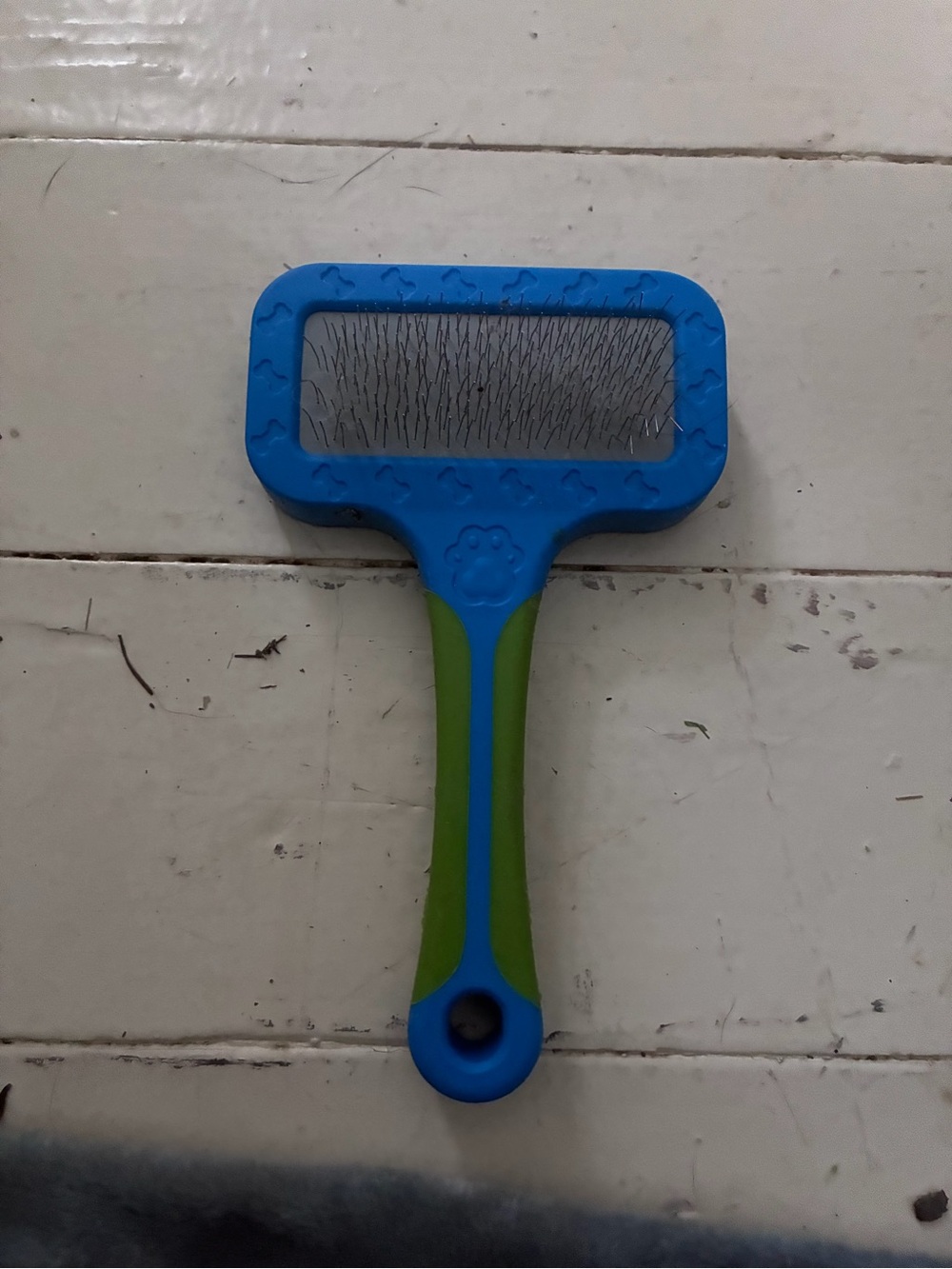 1-Sided Pet Brush Greenbrier Kennel Club GKC (Blue with Green Color)